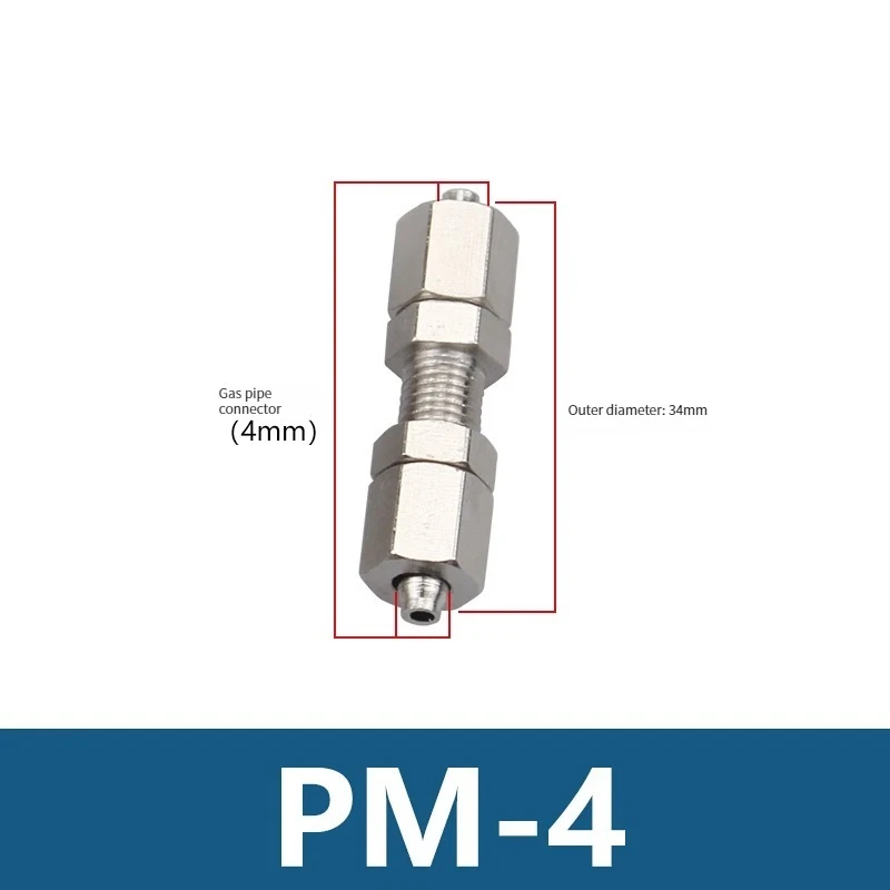 Пневматический соединитель Liyadu PM 4/6/8/10/12 мм
Пневматический соединитель Liyadu PM 4/6/8/10/12 мм