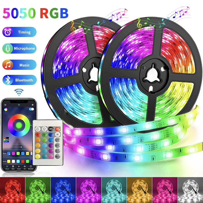 Светодиодная лента с Bluetooth, светильник s, 20 м, RGB, 5050 SMD, гибкая лента, водонепроницаемый, RGB, светодиодный светильник, 5 м, 10 м, лента, диод постоян...
Светодиодная лента с Bluetooth, светильник s, 20 м, RGB, 5050 SMD, гибкая лента, водонепроницаемый, RGB, светодиодный светильник, 5 м, 10 м, лента, диод постоян...