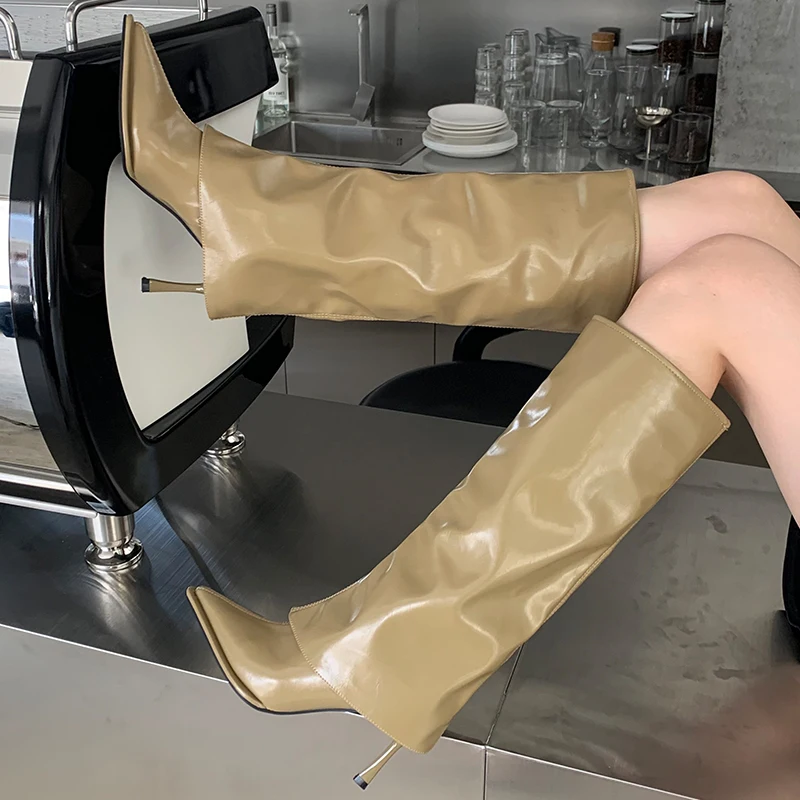 Party Long Women Knee High Boots Female Casual Outdoor Heels Shoes Pointed Toe Fashion Zippers Western Ladies Modern Boots 2022
Party Long Women Knee High Boots Female Casual Outdoor Heels Shoes Pointed Toe Fashion Zippers Western Ladies Modern Boots 2022