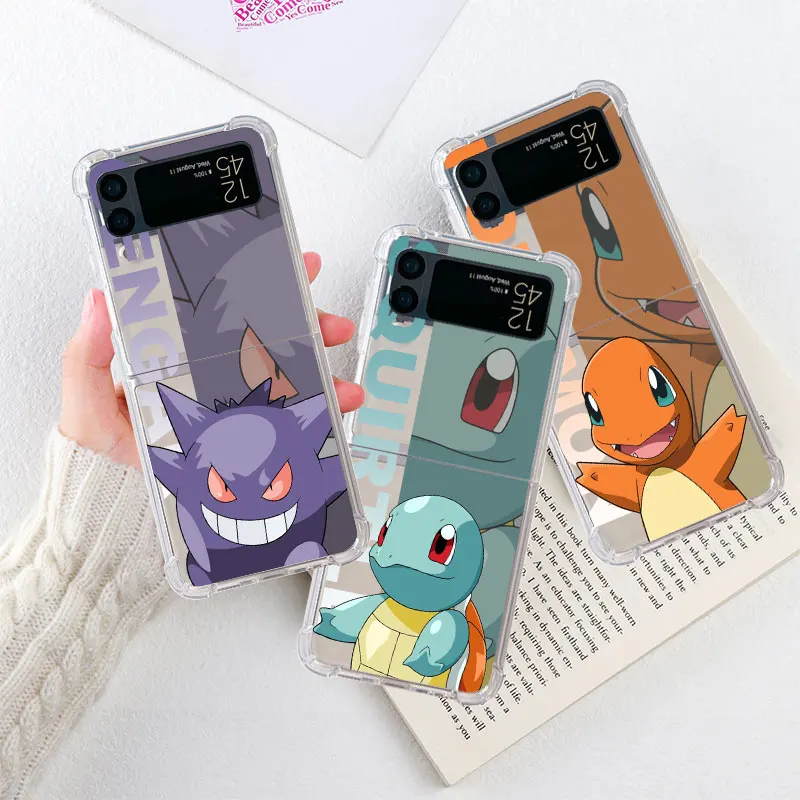Clear AirBag Phone Case for Samsung Galaxy Z Flip 4 Z Flip 3 5G For Galaxy zflip4 zflip3 Cover Fundas Pokemon Pikachu Gengar
Clear AirBag Phone Case for Samsung Galaxy Z Flip 4 Z Flip 3 5G For Galaxy zflip4 zflip3 Cover Fundas Pokemon Pikachu Gengar