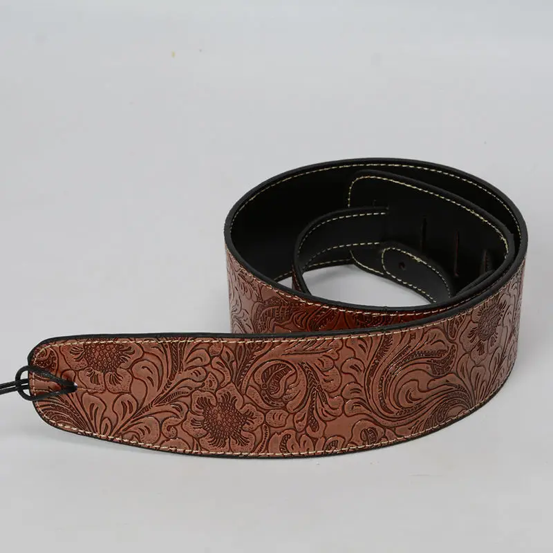 Leather Thicken Guitar Belts Individual Pattern Adult Students Widen High Quality Bass Folk Rhyme String Musical Instrument Part
Leather Thicken Guitar Belts Individual Pattern Adult Students Widen High Quality Bass Folk Rhyme String Musical Instrument Part