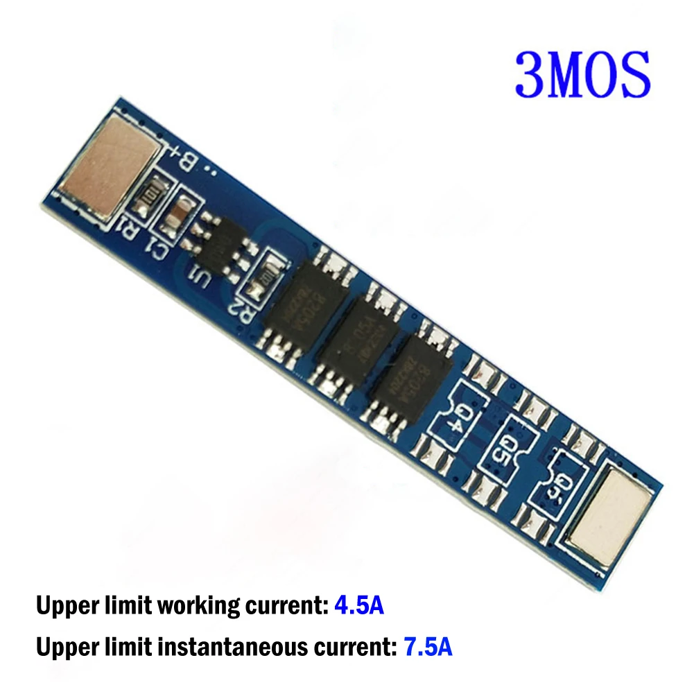 BMS 1S 5A 10A 15A 3.7V 18650 Lithium Battery Charge Protection Board 3MOS 4MOS 6MOS PCM Over Charge Protect Power Tool Part
BMS 1S 5A 10A 15A 3.7V 18650 Lithium Battery Charge Protection Board 3MOS 4MOS 6MOS PCM Over Charge Protect Power Tool Part