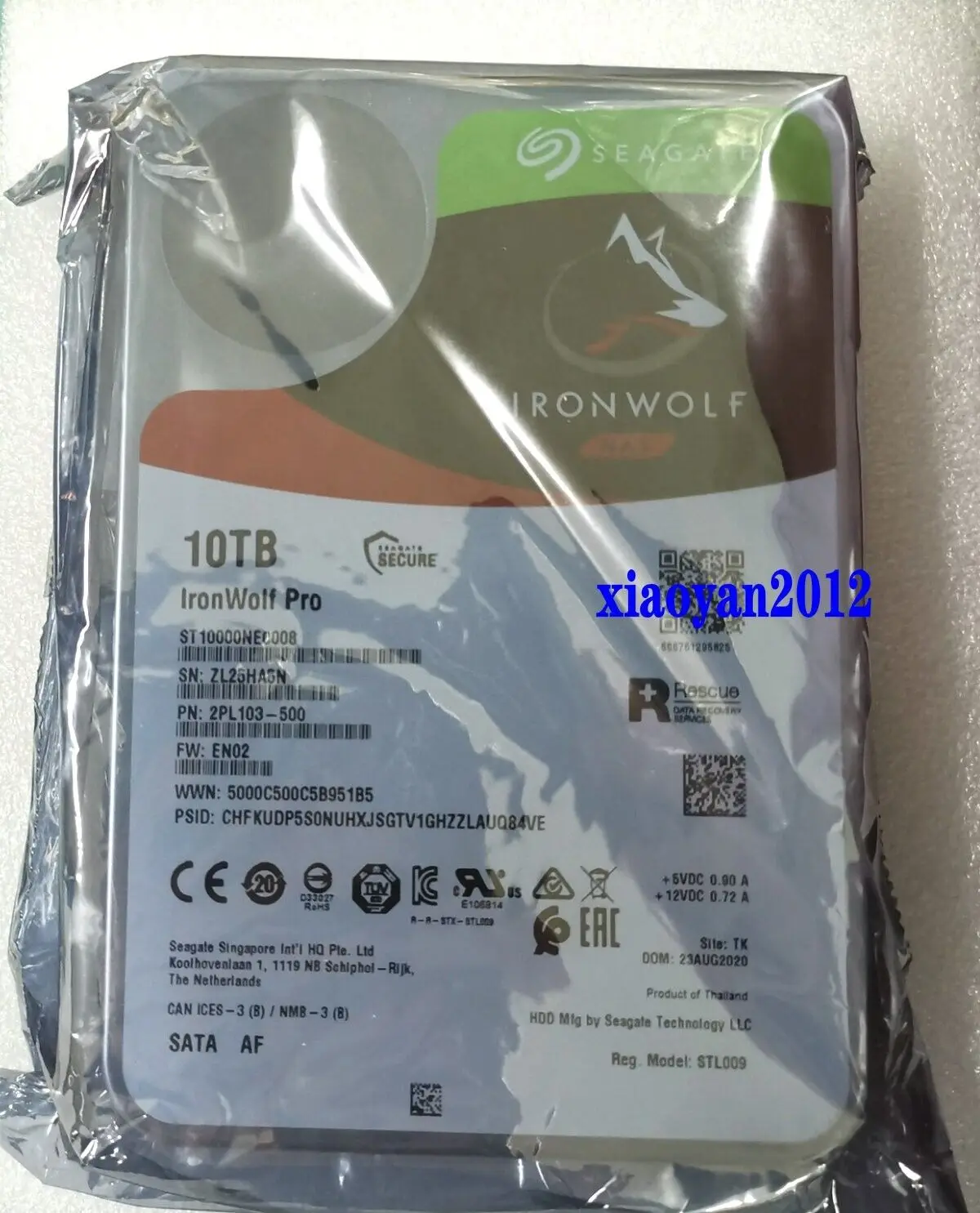 Для Seagate ST10000NM017B Exos 7E10 10 ТБ 7200 об/мин SATA 6 Гб/с 3,5 "Enterprise HDD
Для Seagate ST10000NM017B Exos 7E10 10 ТБ 7200 об/мин SATA 6 Гб/с 3,5 "Enterprise HDD