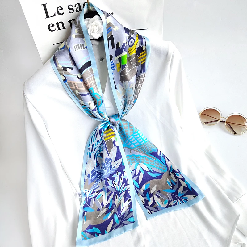 Double-sided Mulberry Silk Scarf Handkerchief Real Silk Scarf Shawls Women Long Neckscarf Headscarf Foulard Femme Bag Accessory
Double-sided Mulberry Silk Scarf Handkerchief Real Silk Scarf Shawls Women Long Neckscarf Headscarf Foulard Femme Bag Accessory