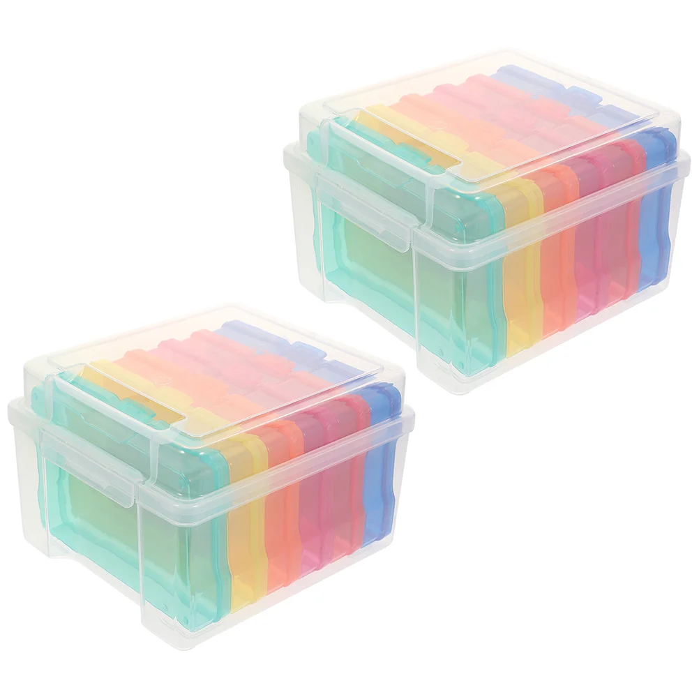 2 Sets Multi-functional Card Boxes Photo Keepers Photos Organizers Photo Organizers
2 Sets Multi-functional Card Boxes Photo Keepers Photos Organizers Photo Organizers