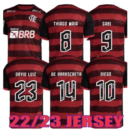 

Camisa futebol Flamengo 2022 23 Home Away soccer jersey DIEGO B.HENRIQUE GABI E.RIBEIRO Football Shirt Kit