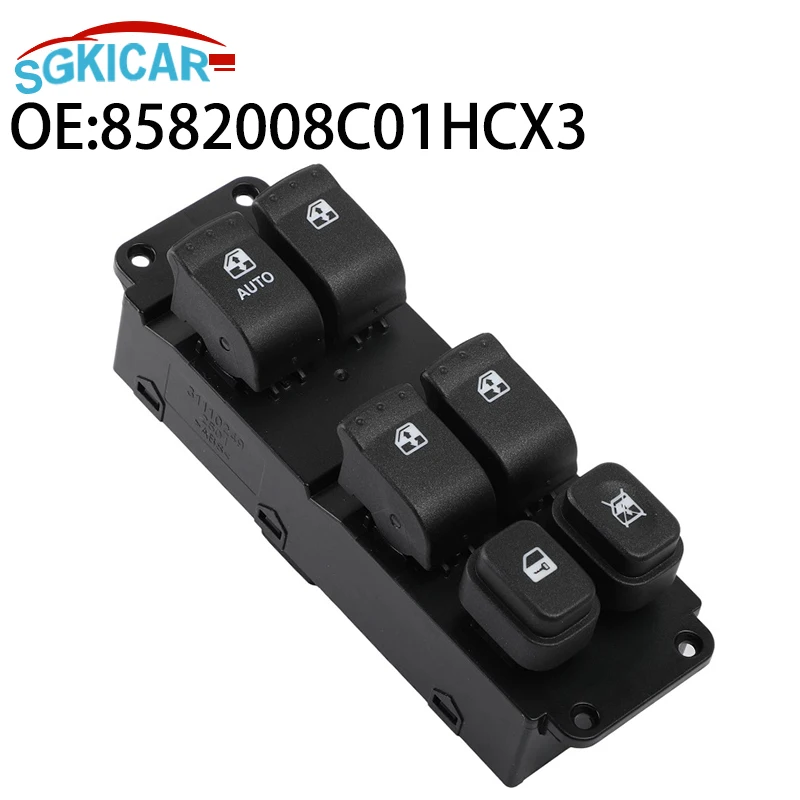 8582008C01HCX Кнопка включения стеклоподъемника автомобиля для Ssangyong Rexton 2006-2009 8582008C00HCX 8582008C03HCX
8582008C01HCX Кнопка включения стеклоподъемника автомобиля для Ssangyong Rexton 2006-2009 8582008C00HCX 8582008C03HCX