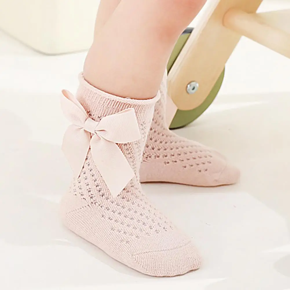Breathable 1 Pair Cute Non Skid Baby Girls Ankle Socks Skin Touch Bow Socks Fadeless for Indoor
Breathable 1 Pair Cute Non Skid Baby Girls Ankle Socks Skin Touch Bow Socks Fadeless for Indoor