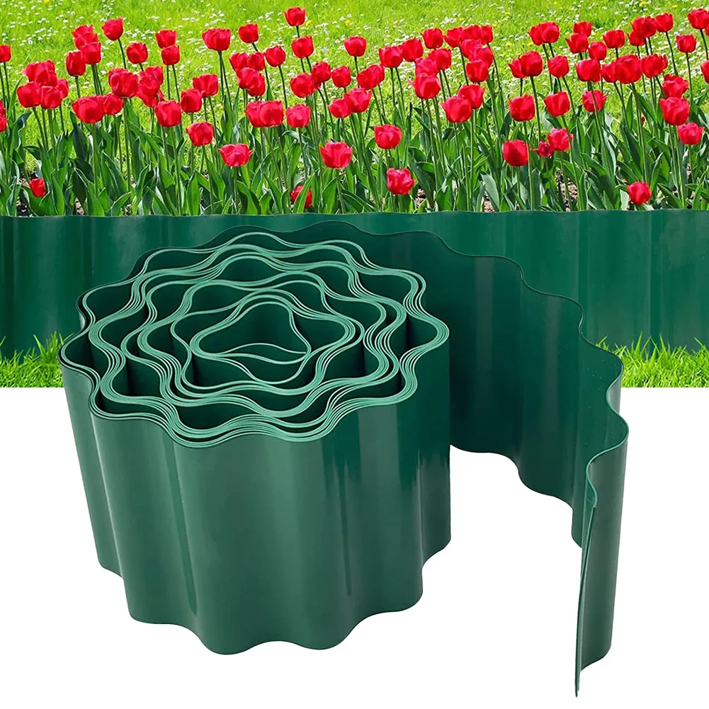 15cm*6M Plastic Garden Lawn Edging Grass Border Fence Roll Path Wavy Garden Grass Fence Path Lawn Wall Edge Gravel Border Tool
15cm*6M Plastic Garden Lawn Edging Grass Border Fence Roll Path Wavy Garden Grass Fence Path Lawn Wall Edge Gravel Border Tool