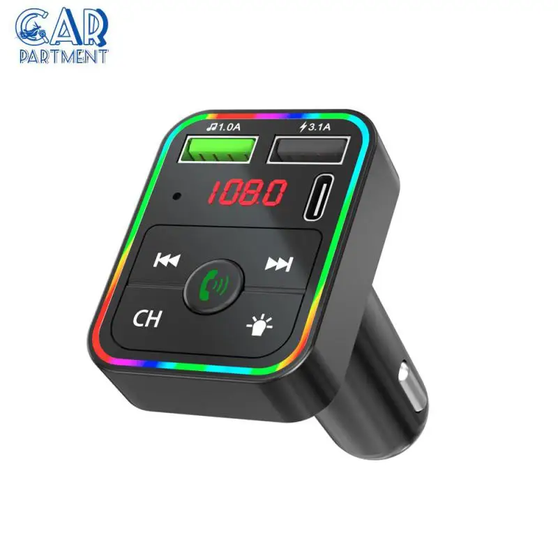 With Lcd Screen Bluetooth Player Multifunctional Colorful Atmosphere Lights Car Charger Portable Car Charger Adapter Universal
With Lcd Screen Bluetooth Player Multifunctional Colorful Atmosphere Lights Car Charger Portable Car Charger Adapter Universal