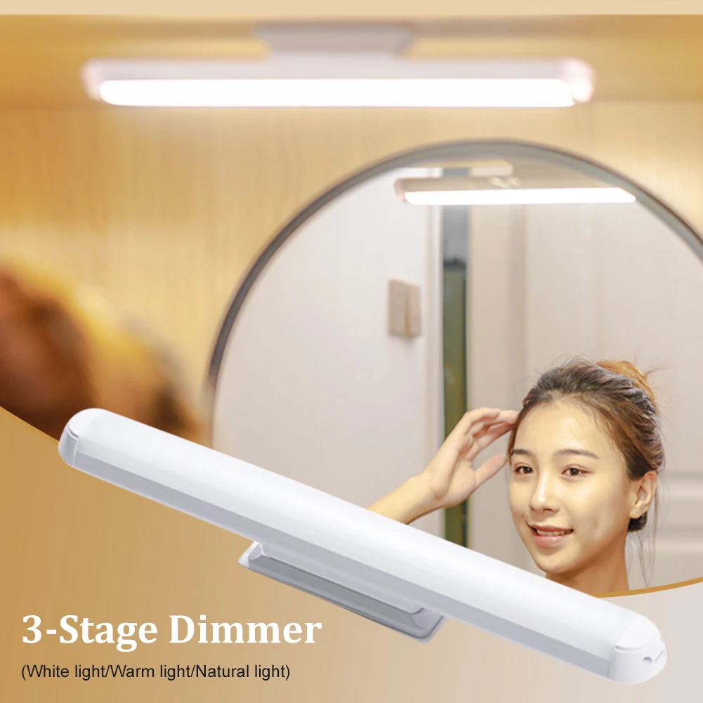 Makeup Mirror Light Stick On Magnetic Mounted Wireless Dimmable Lighting USB Recahrgeable Light Strip For Table Mirror Cabinet
Makeup Mirror Light Stick On Magnetic Mounted Wireless Dimmable Lighting USB Recahrgeable Light Strip For Table Mirror Cabinet