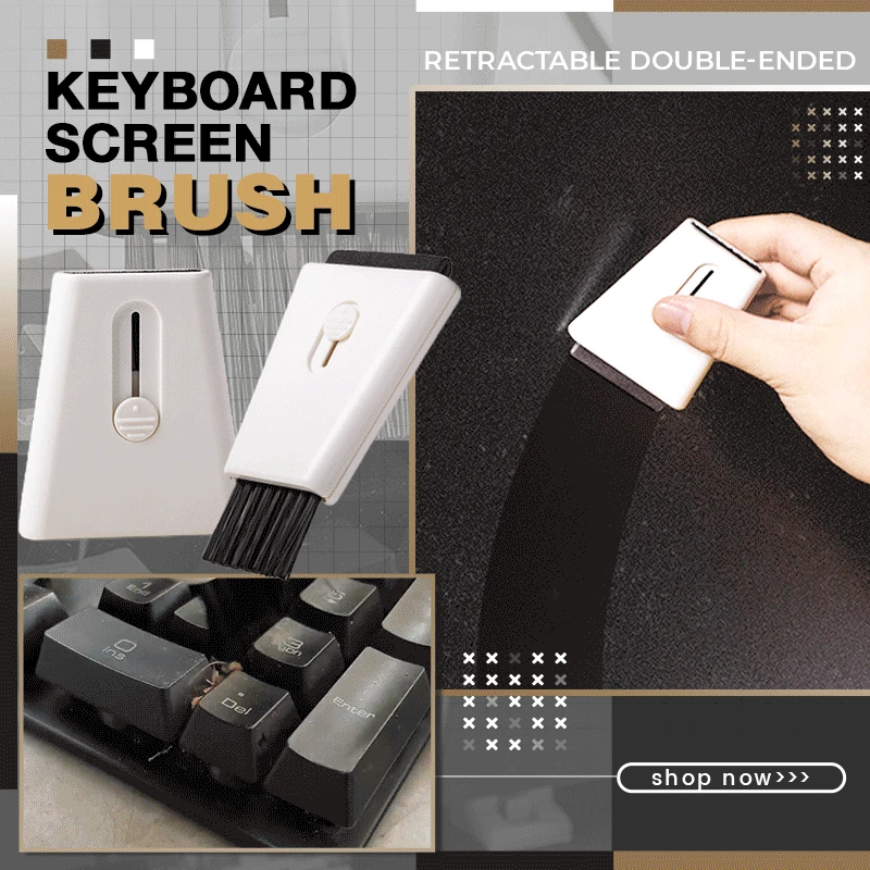 Retractable Double-Ended Keyboard Screen Brush Window Door Keyboard Cleaning Brush Keyboard Cleaner Nook Cranny Dust Shovel
Retractable Double-Ended Keyboard Screen Brush Window Door Keyboard Cleaning Brush Keyboard Cleaner Nook Cranny Dust Shovel