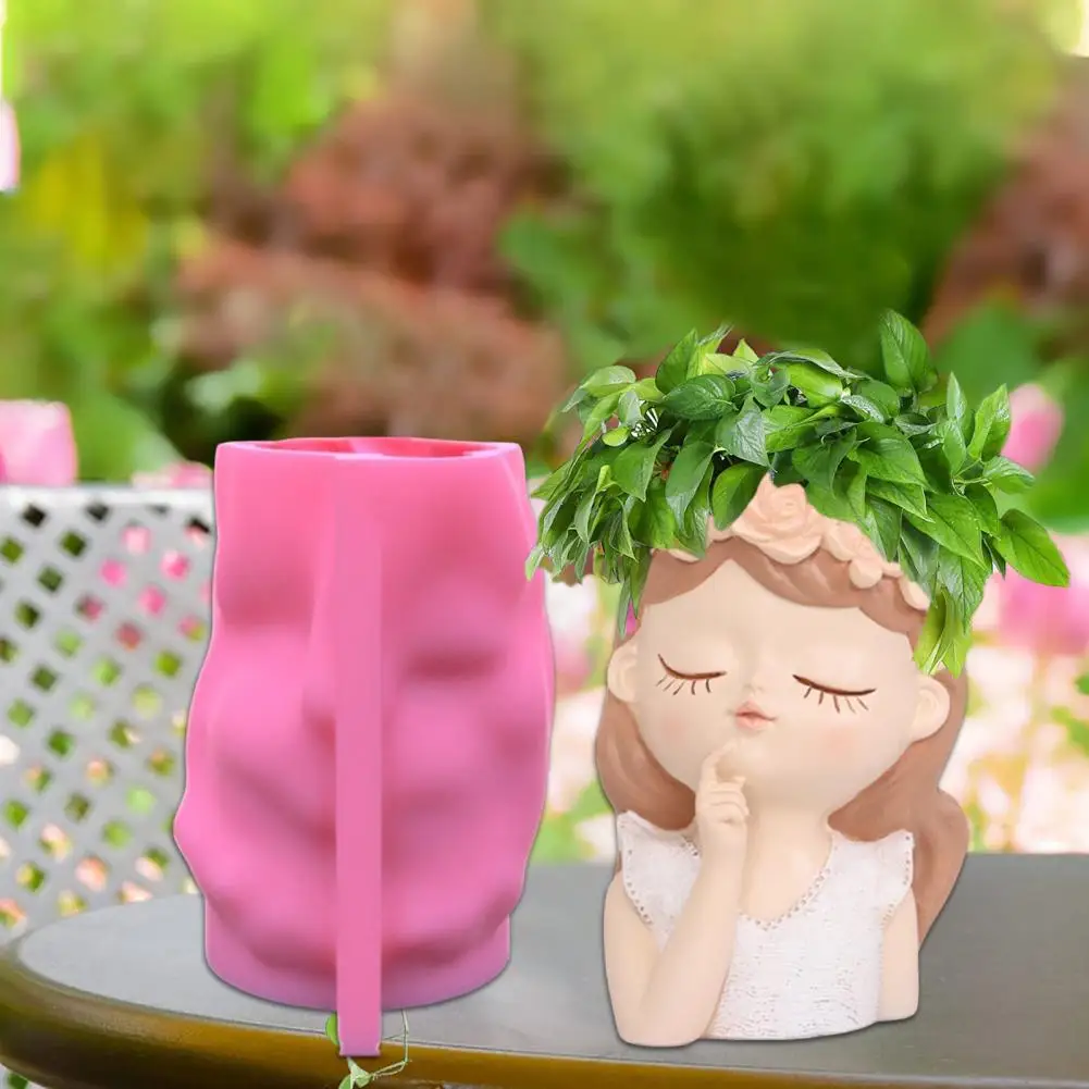 Planter Mold Thinking Girl Creative Non-stick Easy Release 3D Creative DIY Mould Pencil Flower Pot Silicone Mould Household Use
Planter Mold Thinking Girl Creative Non-stick Easy Release 3D Creative DIY Mould Pencil Flower Pot Silicone Mould Household Use