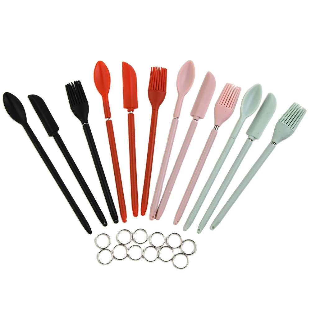 3/12Pcs Mini Kitchen Silicone Spatulas Telescoping Scraper Spoon Heat-Resistant Utensils For Butter Cream Cake Brush Tool
3/12Pcs Mini Kitchen Silicone Spatulas Telescoping Scraper Spoon Heat-Resistant Utensils For Butter Cream Cake Brush Tool