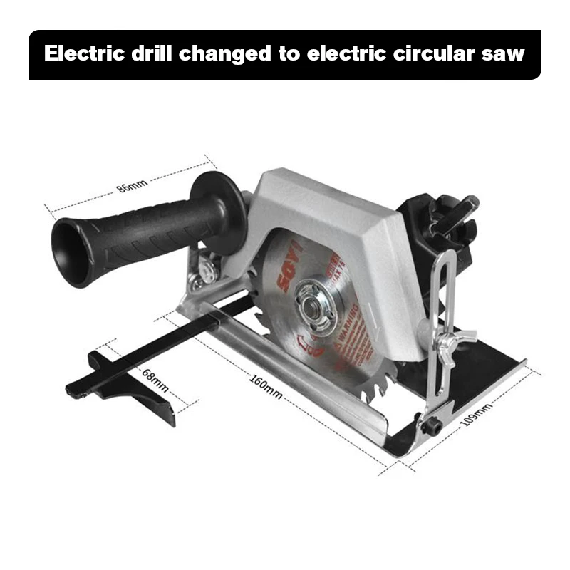 

Hand Electric Drill Converter To Electric Circular Saw Cutter Reciprocating Chain Saw Cutting Machine Refit Hand Angle Grinder