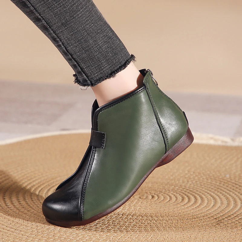 2022 New Autumn Winter Thick Heel Ankle Boots Women Warm Boots Shoes Handmade Genuine Leather Flowers Zipper Retro Boots
2022 New Autumn Winter Thick Heel Ankle Boots Women Warm Boots Shoes Handmade Genuine Leather Flowers Zipper Retro Boots