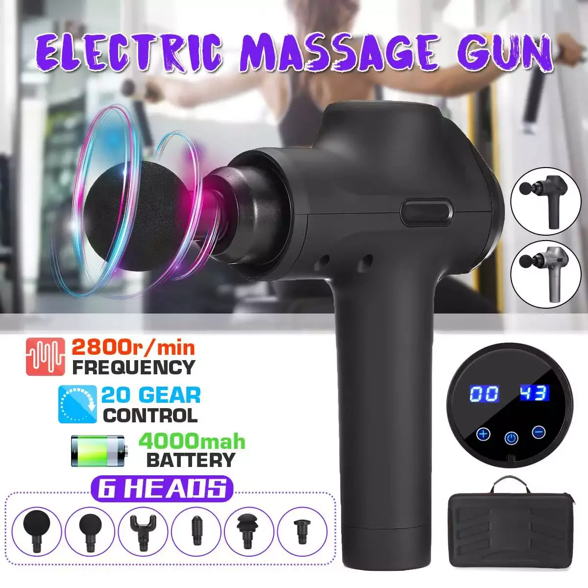 Professional Massager Body Relaxation Slimming Electronic Massage Guns Rechargeable Muscle Stimulator Deep Tissue Pain Relief
Professional Massager Body Relaxation Slimming Electronic Massage Guns Rechargeable Muscle Stimulator Deep Tissue Pain Relief