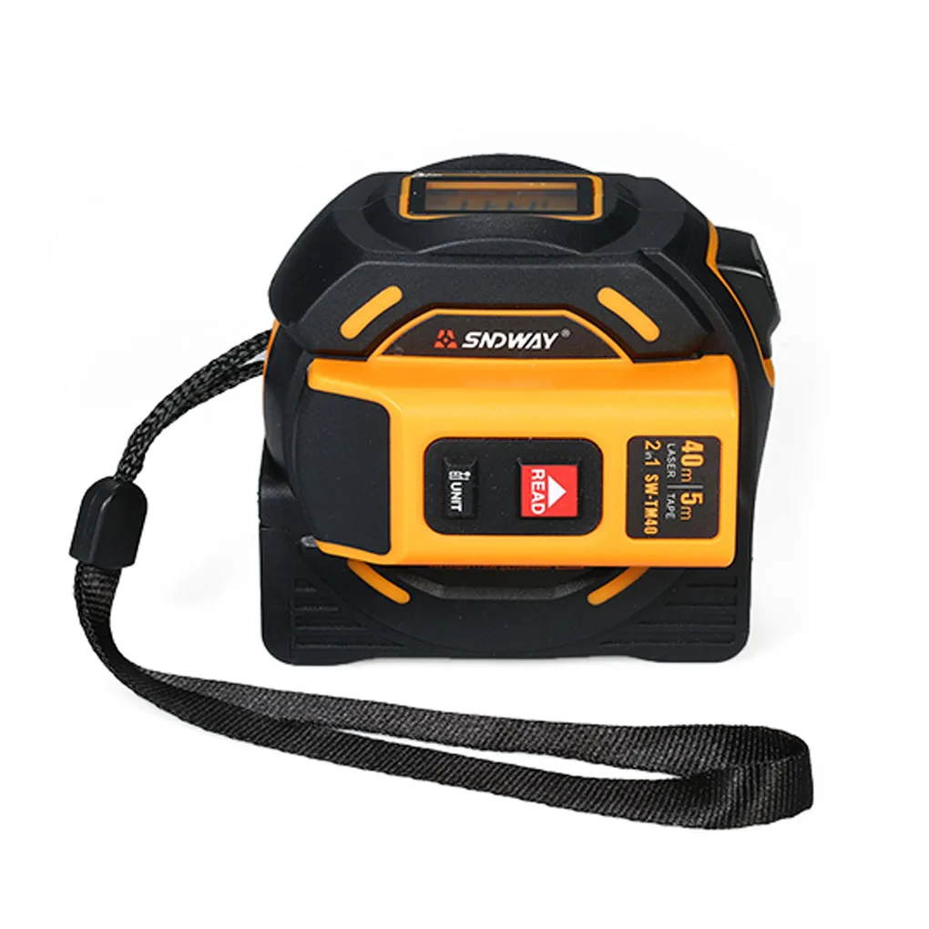 60m Distance Meter Range Finder Digital Retractable Tape Measure Rangefinder Ruler Survey Tool
60m Distance Meter Range Finder Digital Retractable Tape Measure Rangefinder Ruler Survey Tool