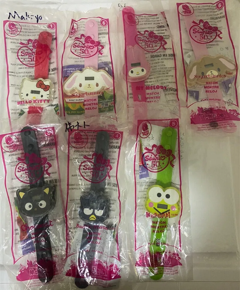 Cute Electronic Watchs Set of 7 Chococat Sugarbunnies Watch for Girls Kids 50th Anniversary Limited Collection
Cute Electronic Watchs Set of 7 Chococat Sugarbunnies Watch for Girls Kids 50th Anniversary Limited Collection
