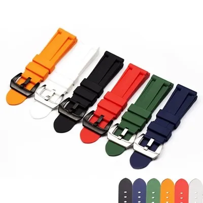 22MM 24MM Belt Watch Accessories Band FOR Panerai Watch PA441 111 Watch Strap Rubber Silicone Soft Waterproof Watch Bracelet
22MM 24MM Belt Watch Accessories Band FOR Panerai Watch PA441 111 Watch Strap Rubber Silicone Soft Waterproof Watch Bracelet