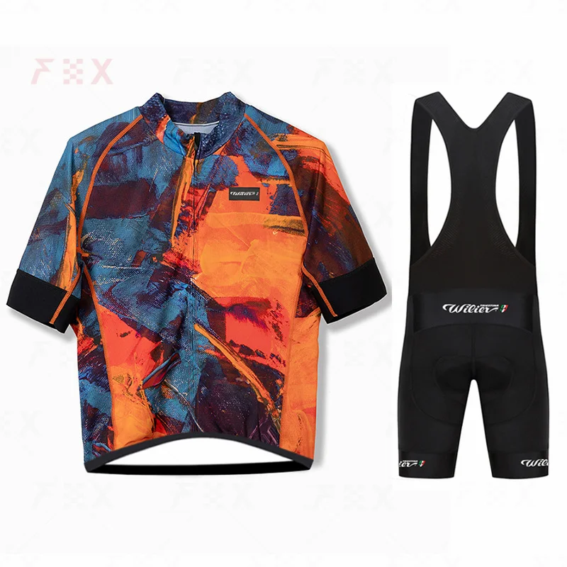 Cycling Set Breathable Cycling Clothing 2022 Wilier Men short sleeve Jersey Bike maillot ropa ciclismo MTB wear Bicycle uniform
Cycling Set Breathable Cycling Clothing 2022 Wilier Men short sleeve Jersey Bike maillot ropa ciclismo MTB wear Bicycle uniform