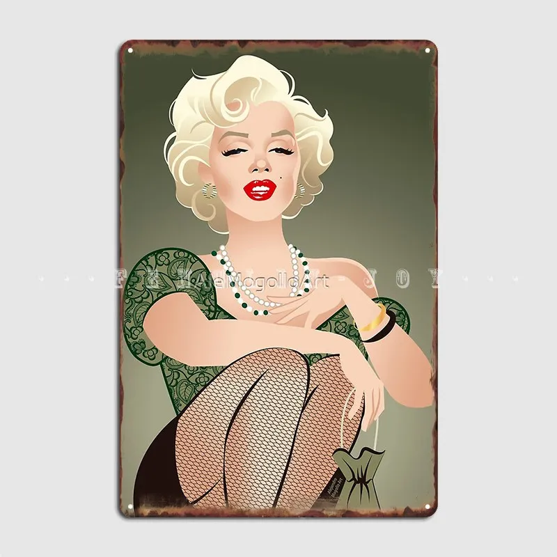 

Cherie Poster Metal Plaque Club Home Party Wall Plaque Vintage Tin Sign Poster