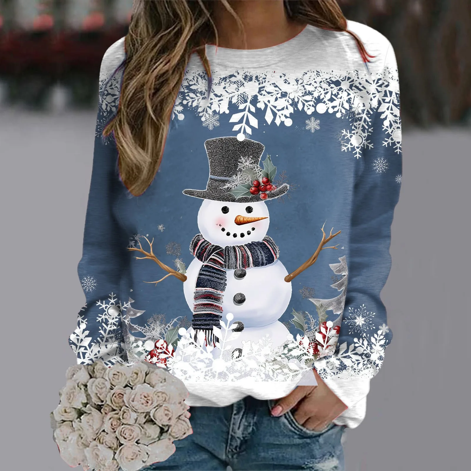 Sweaters For Women Christmas Teen Girls Long Sleeve Crewneck Jogging European Style Outerwear
Sweaters For Women Christmas Teen Girls Long Sleeve Crewneck Jogging European Style Outerwear