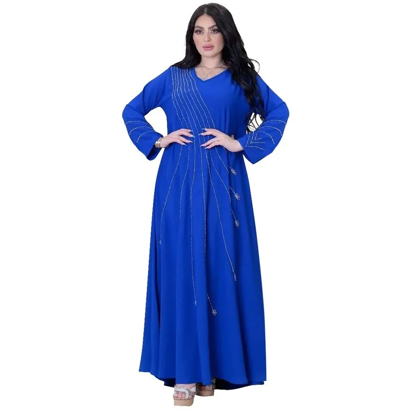 Morocco Muslim Dress Women Diamond Abaya Kaftans Evening Dresses for Women Dubai Turkey Islam Long Dress Robe Femme Vestidos
Morocco Muslim Dress Women Diamond Abaya Kaftans Evening Dresses for Women Dubai Turkey Islam Long Dress Robe Femme Vestidos