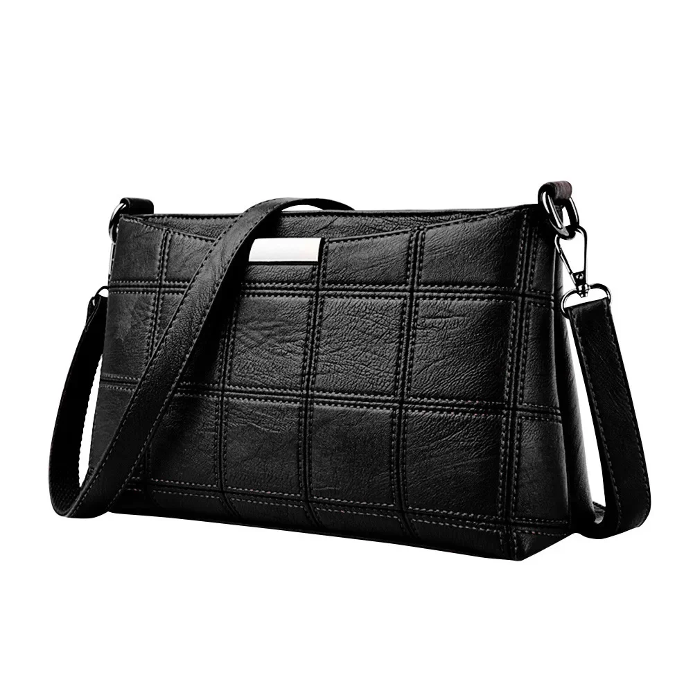 Women Handbag Leather Plaid Messenger Bag Shoulder Small Square Package Designer Handbags High Quality Bolsa Feminina Sacs Dame
Women Handbag Leather Plaid Messenger Bag Shoulder Small Square Package Designer Handbags High Quality Bolsa Feminina Sacs Dame