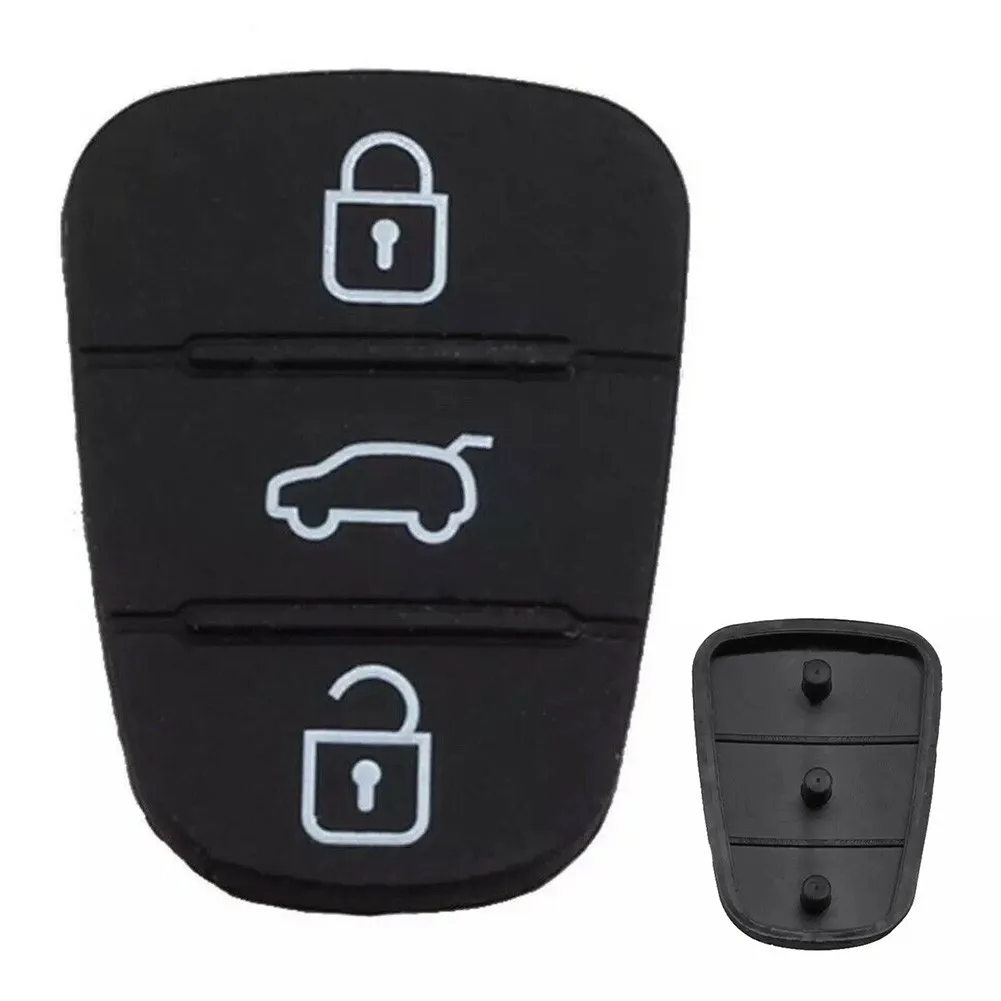 

Replacement 3 Button Remote Key Fob Case Rubber Pad For Hyundai I10 I20 I30 IX35 For Kia K2 K5 Rio Sportage Flip Key New Parts