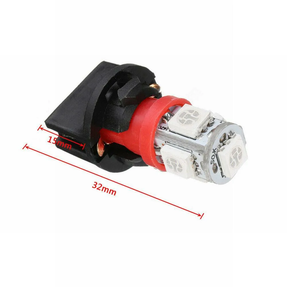10pcs 12V Red T10 SMD 194 LED Bulbs Car Interior Lights For Instrument Gauge Cluster Dash Light With Socket Instrument Gauge
10pcs 12V Red T10 SMD 194 LED Bulbs Car Interior Lights For Instrument Gauge Cluster Dash Light With Socket Instrument Gauge