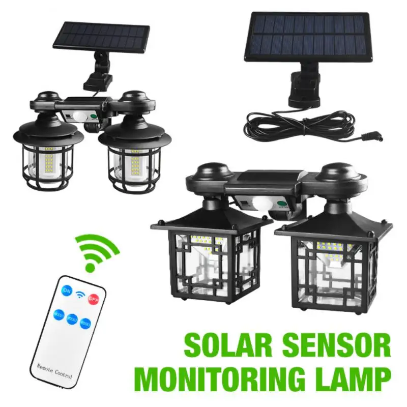 Solar Lights Outdoor Waterproof 192LED IP65 Super Bright Solar Sensor Lamp Adjustable Head Wide Lighting Angle With Remote Ctrl
Solar Lights Outdoor Waterproof 192LED IP65 Super Bright Solar Sensor Lamp Adjustable Head Wide Lighting Angle With Remote Ctrl
