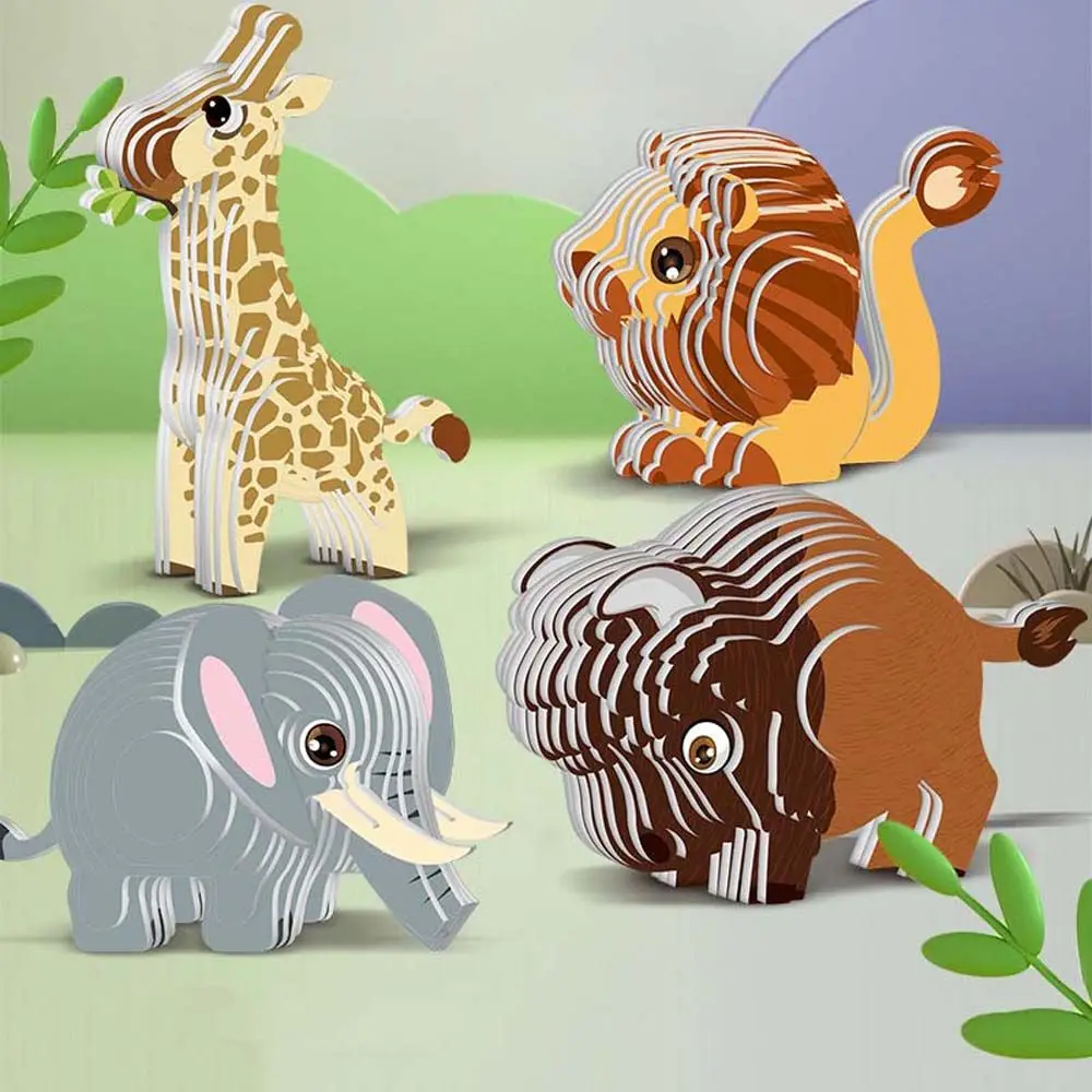 DIY Unique Paper For Kids Adults Handmade Crafts Education Toys Stereo Puzzle 3D Puzzle Animal Jigsaw 3D Animal Puzzle
DIY Unique Paper For Kids Adults Handmade Crafts Education Toys Stereo Puzzle 3D Puzzle Animal Jigsaw 3D Animal Puzzle