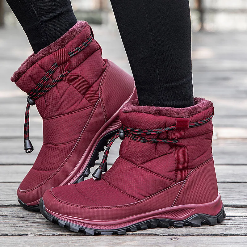 Snow Boots Couples Warm Plus Velvet Cotton Shoes Outdoor One Pedal Leisure Mountaineering Sports Snow Boots
Snow Boots Couples Warm Plus Velvet Cotton Shoes Outdoor One Pedal Leisure Mountaineering Sports Snow Boots