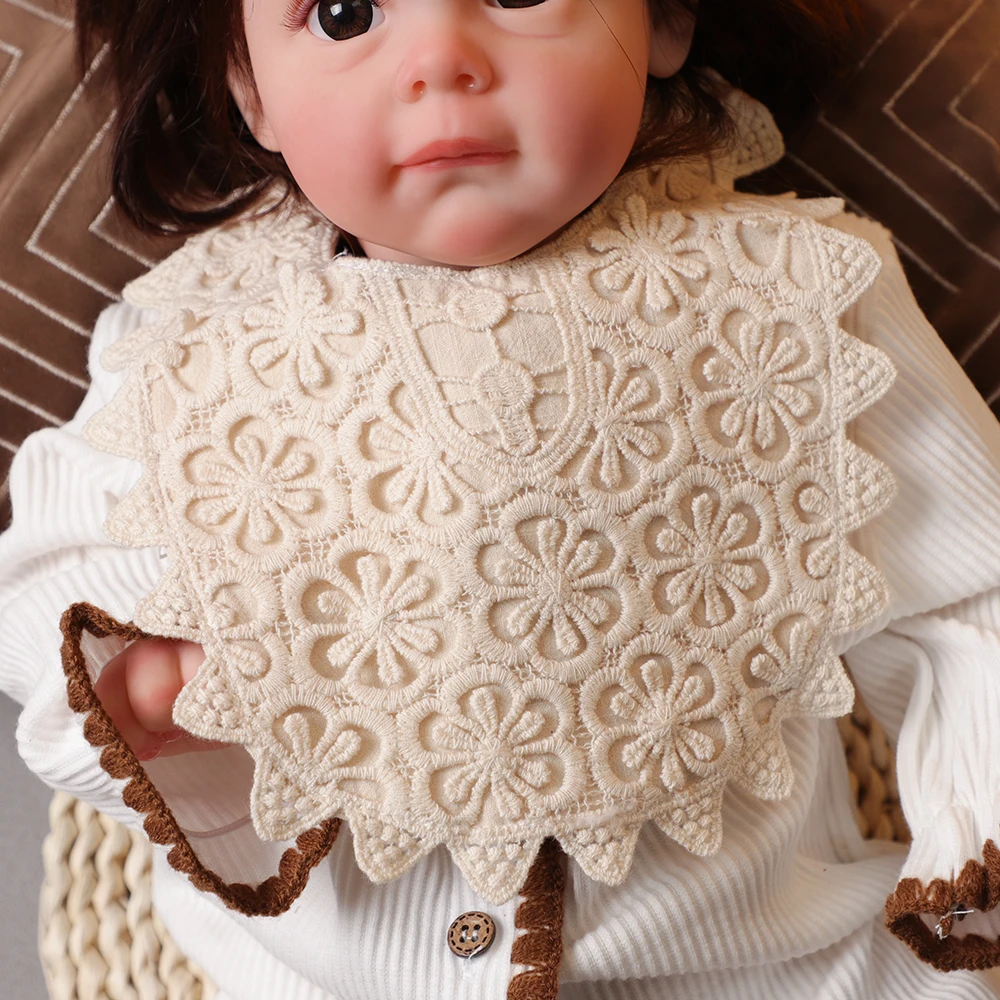 Kroean Baby Lace Bibs Burp Cloths Vintage Hollow Out Floral Shawl Cotton Collar Kids Neckwear Toddler Girls Saliva Towel Scarf
Kroean Baby Lace Bibs Burp Cloths Vintage Hollow Out Floral Shawl Cotton Collar Kids Neckwear Toddler Girls Saliva Towel Scarf