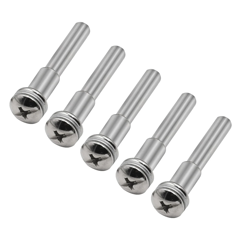 

5pcs With 6mm Shank Polishing Wheel Mandrels Cutting Disc Extension Connecting Rods For Sandpaper /polishing Papers Power Tools
