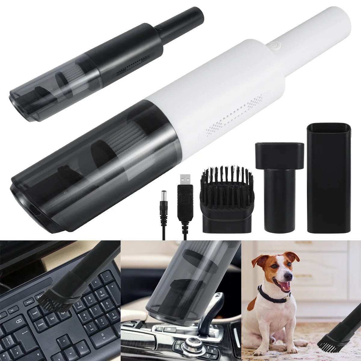 For Sofa Foot Mat Car Interior Car Vacuum Cleaner 60W Powerful Dustbuster Portable Handheld Vacuum Cleaner Dust Buster
For Sofa Foot Mat Car Interior Car Vacuum Cleaner 60W Powerful Dustbuster Portable Handheld Vacuum Cleaner Dust Buster