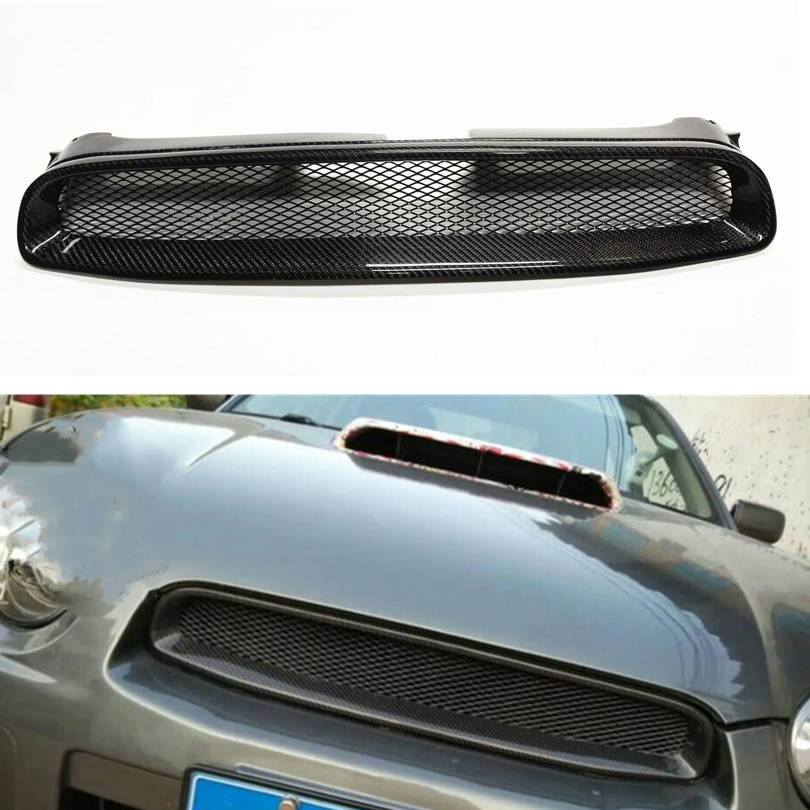 Real Carbon Fiber Front Grille For Subaru Impreza 8th 2004-2005 Car Upper Bumper Intake Hood Mesh Kit Grid Grating Racing Grills
Real Carbon Fiber Front Grille For Subaru Impreza 8th 2004-2005 Car Upper Bumper Intake Hood Mesh Kit Grid Grating Racing Grills