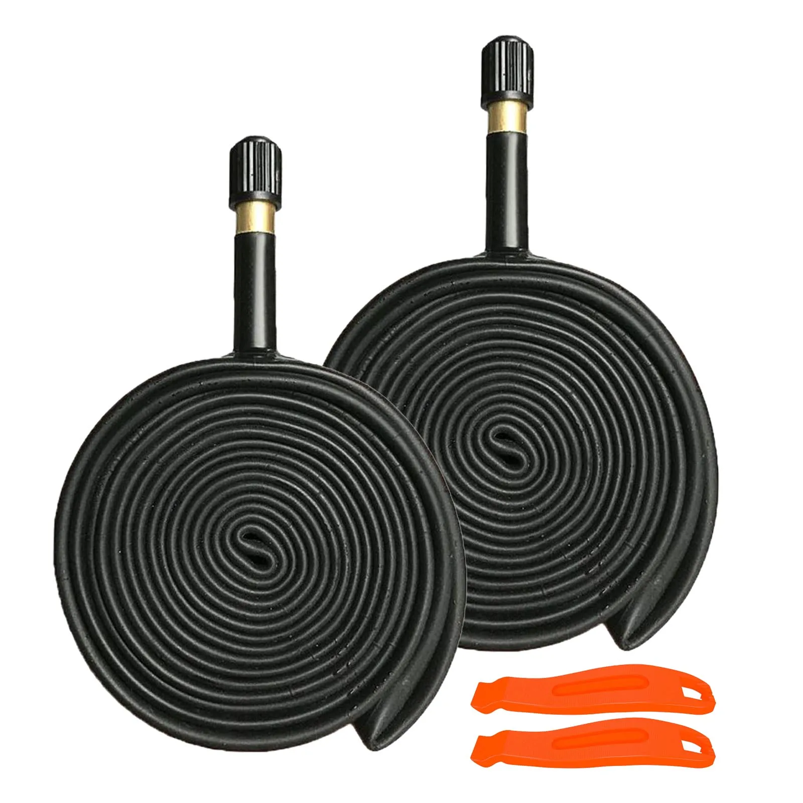 2 Pack Of 26 Inch Bike Tube 26x1.75 / 1.95 /2.10 / 2.125 Bicycle Tube With 2 Tire Levers Mountain Bike MTB Inner Tube Butyl Rubb
2 Pack Of 26 Inch Bike Tube 26x1.75 / 1.95 /2.10 / 2.125 Bicycle Tube With 2 Tire Levers Mountain Bike MTB Inner Tube Butyl Rubb