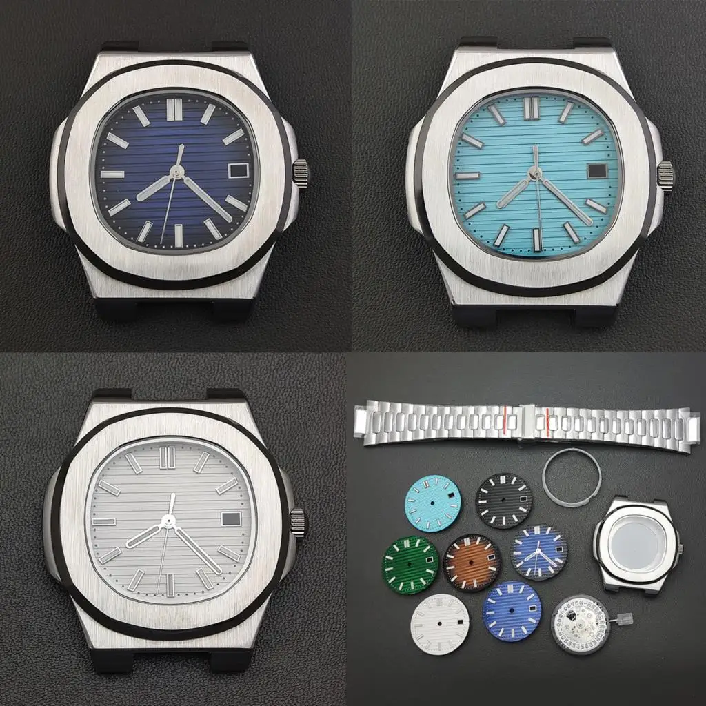 NH35 Case 41mm Men's Watch Accessories Stainless Steel Bracelet Strap Luminous Dial Hands for Nautilus MOD NH36 Movement
NH35 Case 41mm Men's Watch Accessories Stainless Steel Bracelet Strap Luminous Dial Hands for Nautilus MOD NH36 Movement