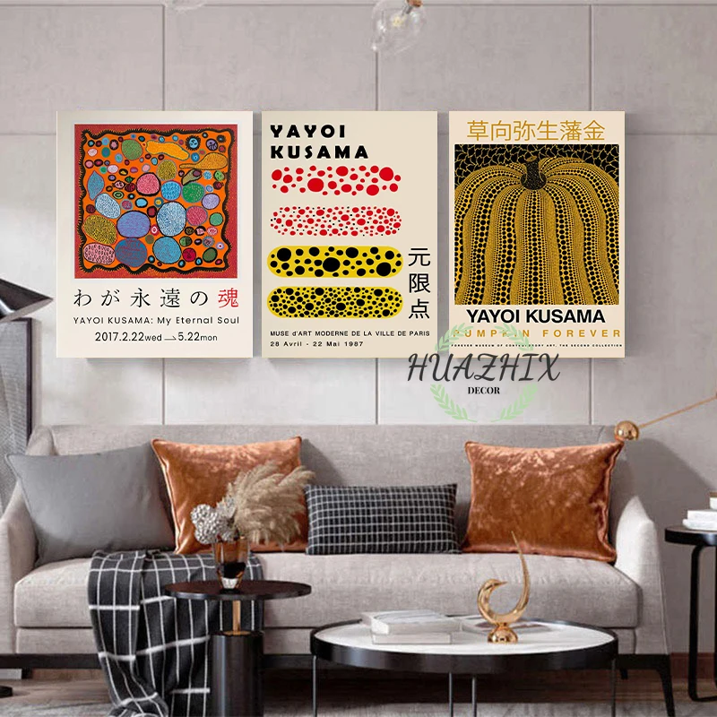 Yayoi Kusama Tentoonstelling Kraft Paper Posters En Prints Gallery Wall Art Foto Museum Moderne Canvas Schilderij Wall Decoratie 
Yayoi Kusama Tentoonstelling Kraft Paper Posters En Prints Gallery Wall Art Foto Museum Moderne Canvas Schilderij Wall Decoratie