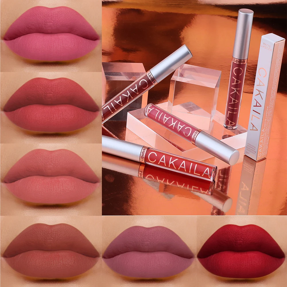 

Velvet Matte Lip Gloss Not EasyTo Fade Lip Glaze Silky Smooth Lipstick Waterproof Long Lasting Sexy Women Lip Makeup Balm Gifts