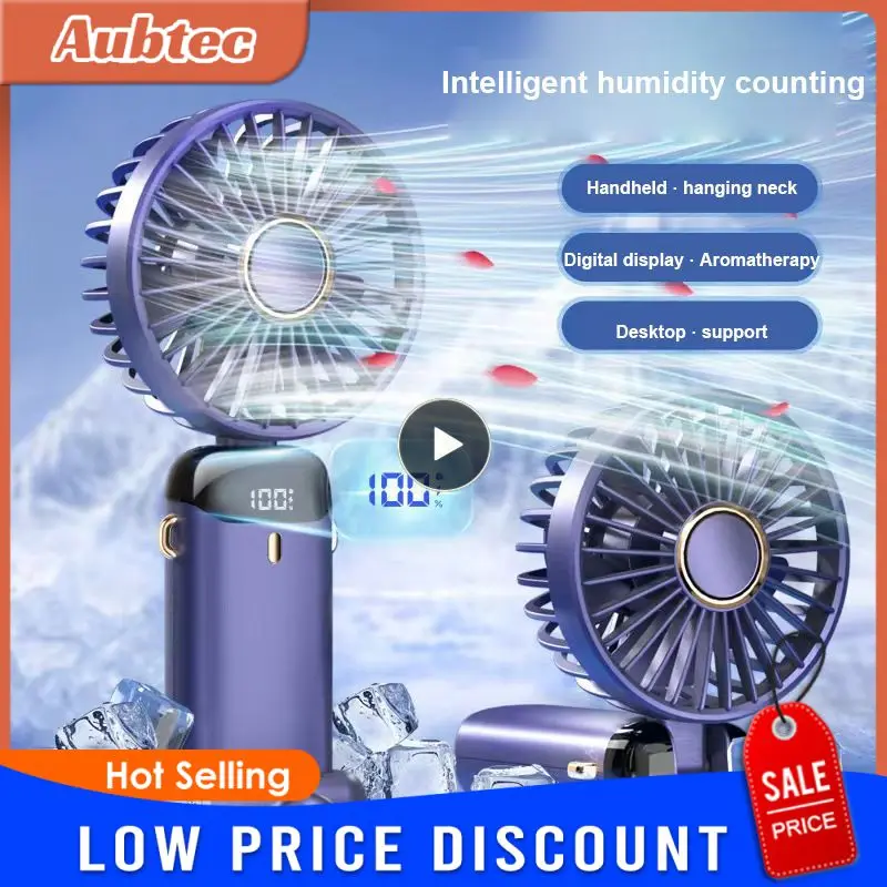 5-speed Adjustable Small Fans With Digital Display Air Conditioning Battery Capacity Mute Digital Fan Cooling Fans Folding
5-speed Adjustable Small Fans With Digital Display Air Conditioning Battery Capacity Mute Digital Fan Cooling Fans Folding