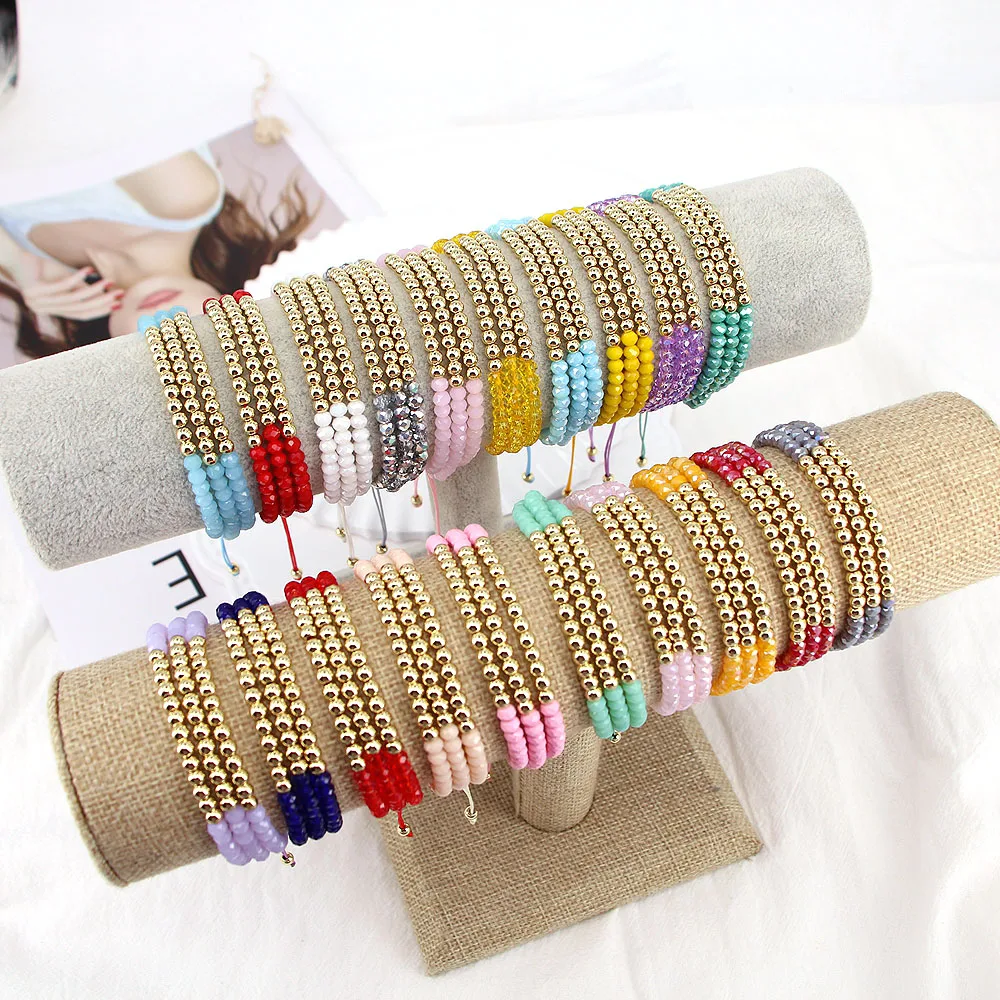Dainty Colorful Glass Bead Adjustable Chain Bracelet Female Multilayer Geometric Shape Chain Bracelet Jewelry Jewelry Gift
Dainty Colorful Glass Bead Adjustable Chain Bracelet Female Multilayer Geometric Shape Chain Bracelet Jewelry Jewelry Gift