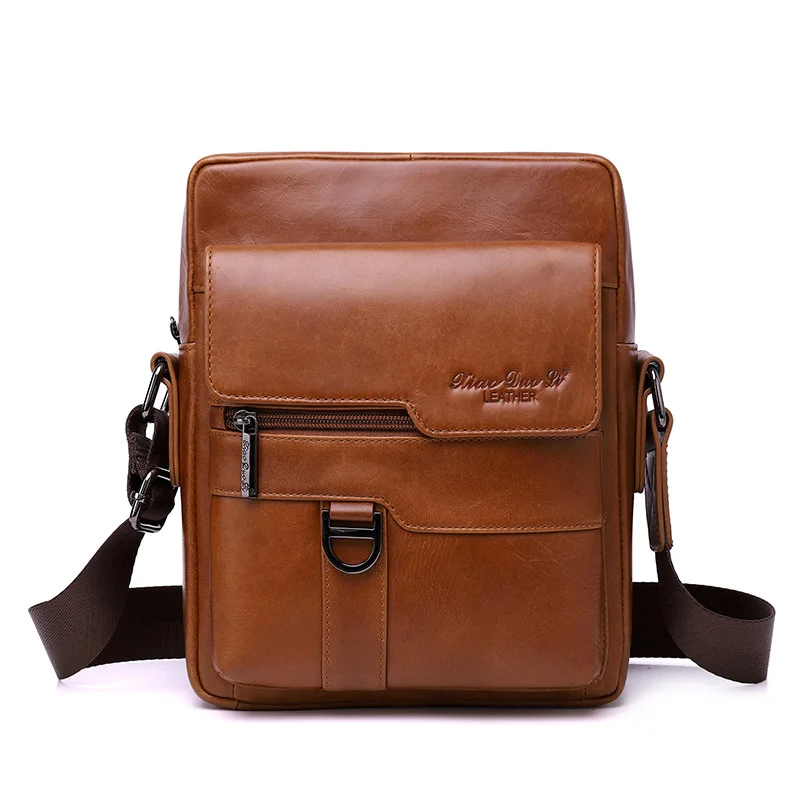 Men's leather messenger bag, cowhide shoulder bag, Korean fashion men's messenger bag, large capacity backpack, new style
Men's leather messenger bag, cowhide shoulder bag, Korean fashion men's messenger bag, large capacity backpack, new style