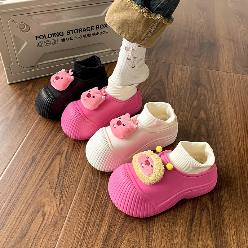 2023 New Autumn / Winter Thick Soles Outdoor Female Drag Slip-on Baotou Slippers waterproof Non slip Fashion Children
2023 New Autumn / Winter Thick Soles Outdoor Female Drag Slip-on Baotou Slippers waterproof Non slip Fashion Children