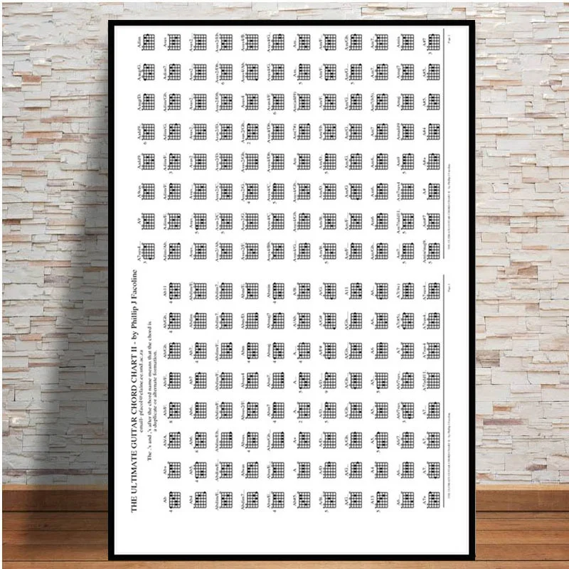Chart Guitar Chord Graphic Music posters and prints canvas paintings picture on the wall wall paintings for bedrooms Cuadros
Chart Guitar Chord Graphic Music posters and prints canvas paintings picture on the wall wall paintings for bedrooms Cuadros