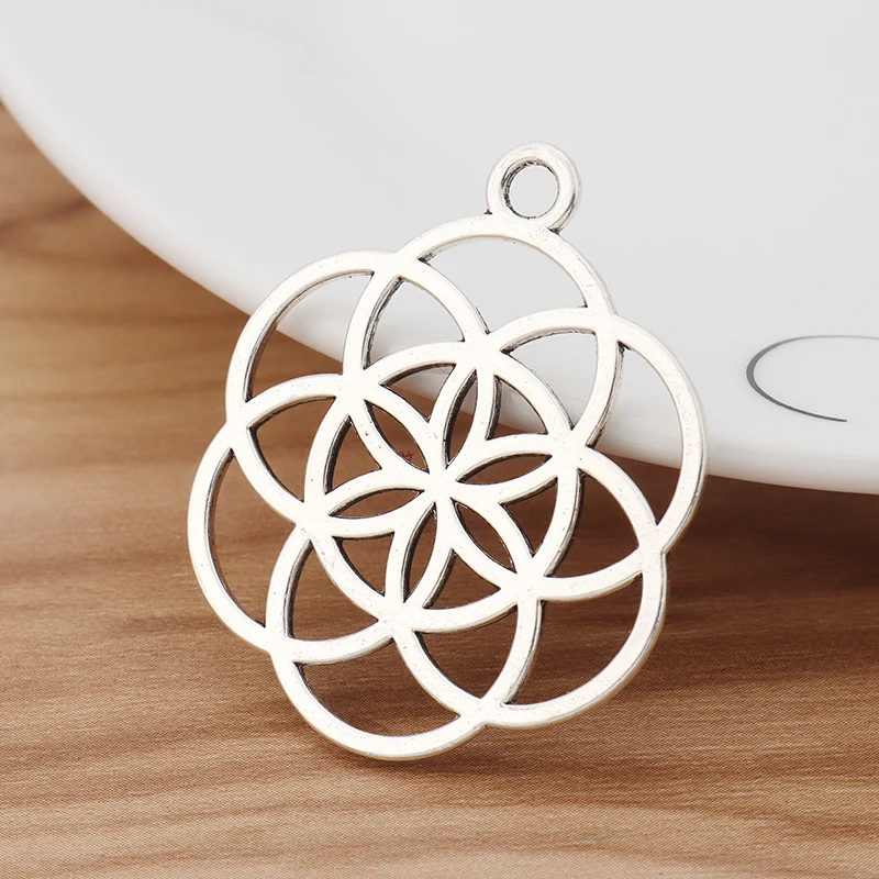 10 Pieces Tibetan Silver Hollow Flower Necklace Jewellery Findings Charms Pendants For Women Men 42x34mm
10 Pieces Tibetan Silver Hollow Flower Necklace Jewellery Findings Charms Pendants For Women Men 42x34mm