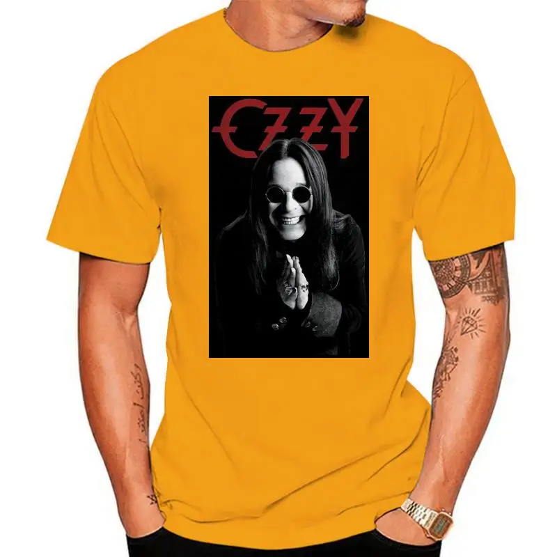 

Ozzy Osbourne Poster V4 T-shirt Black All Sizes S-XXL-5XL Cotton Top Quality Tops Tee Shirt