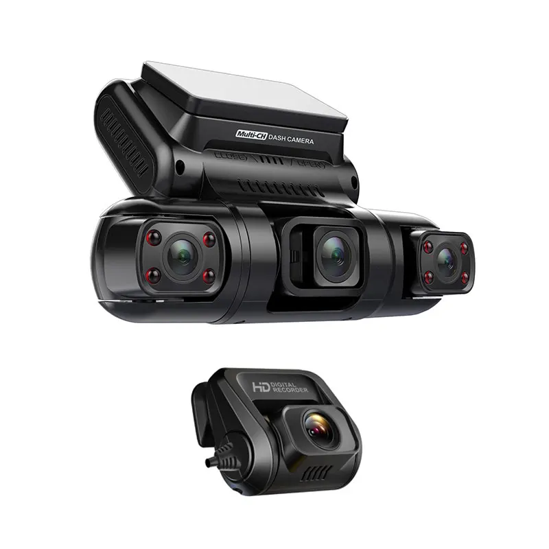 AD362 4 Channel Car Camera Dash Cam WiFi Auto Electronics 1080P HD Car DVR 3 Lens Dashcam with GPS Tracking System
AD362 4 Channel Car Camera Dash Cam WiFi Auto Electronics 1080P HD Car DVR 3 Lens Dashcam with GPS Tracking System